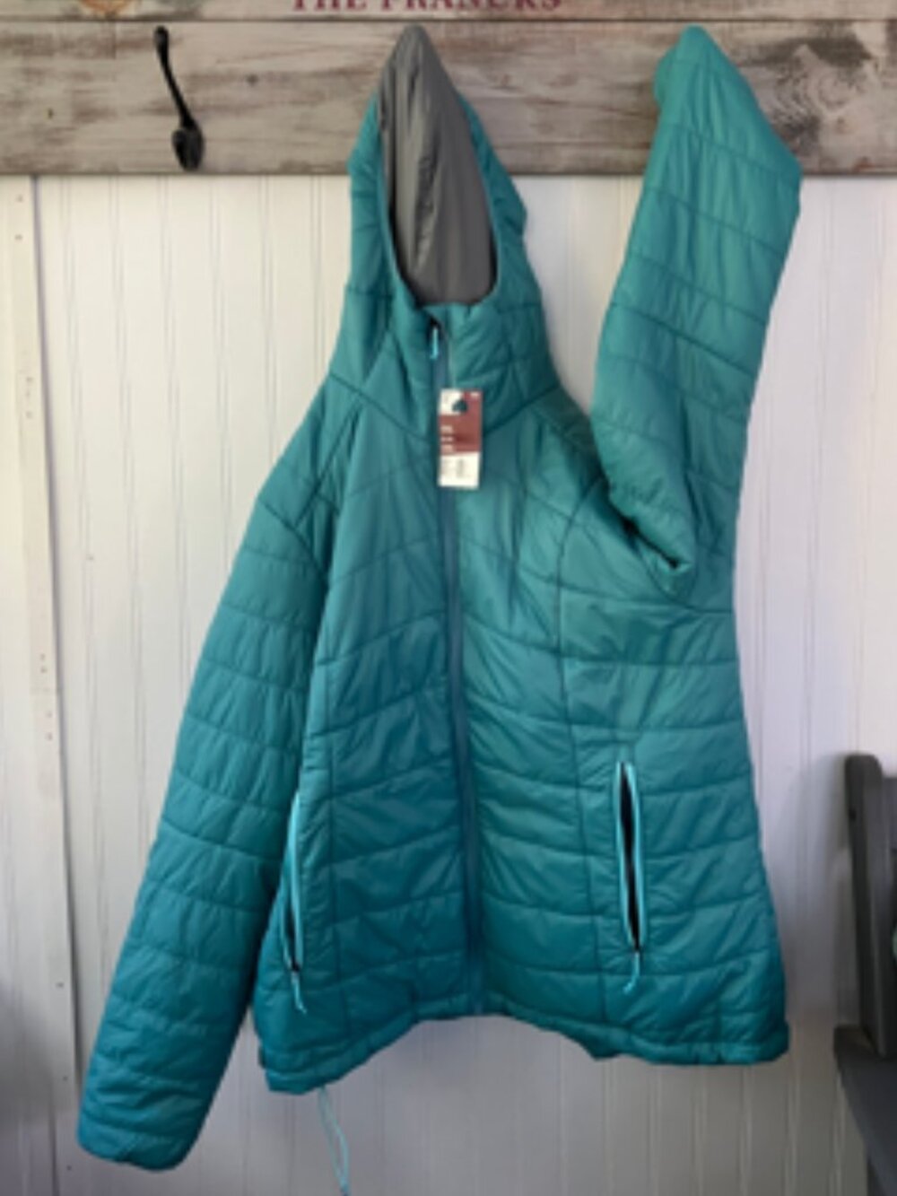 Hooded Turquoise Jacket